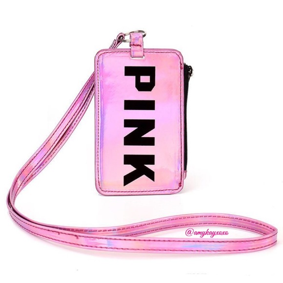 PINK Victoria's Secret Bags Victorias Secret Pink Iridescent Id